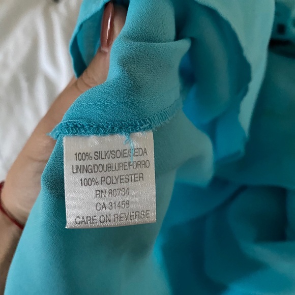 Blue Silk BCBG Dress - Picture 12 of 12